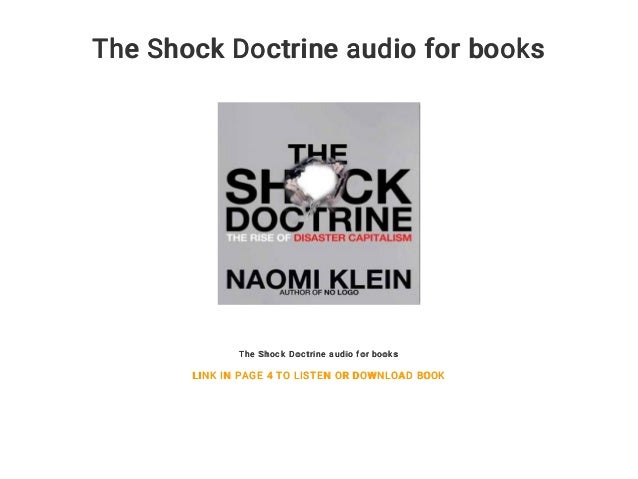 Shock Doctrine Book